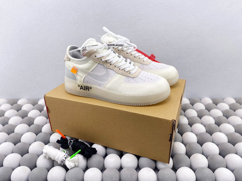 Off-WHE x NK AF1 Low - Virgil THE TEN White