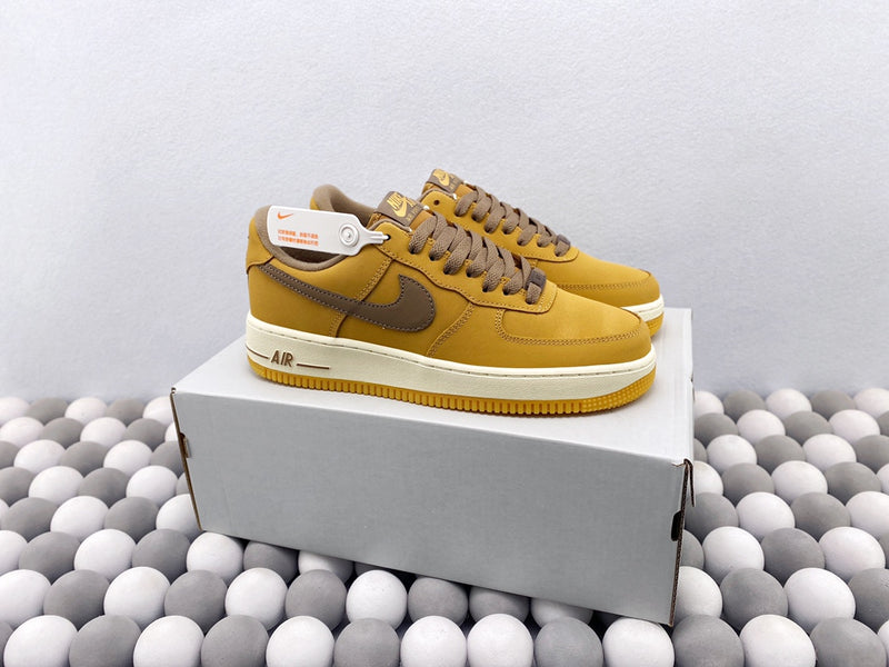 NK AF1 Low - Brown/Yellow