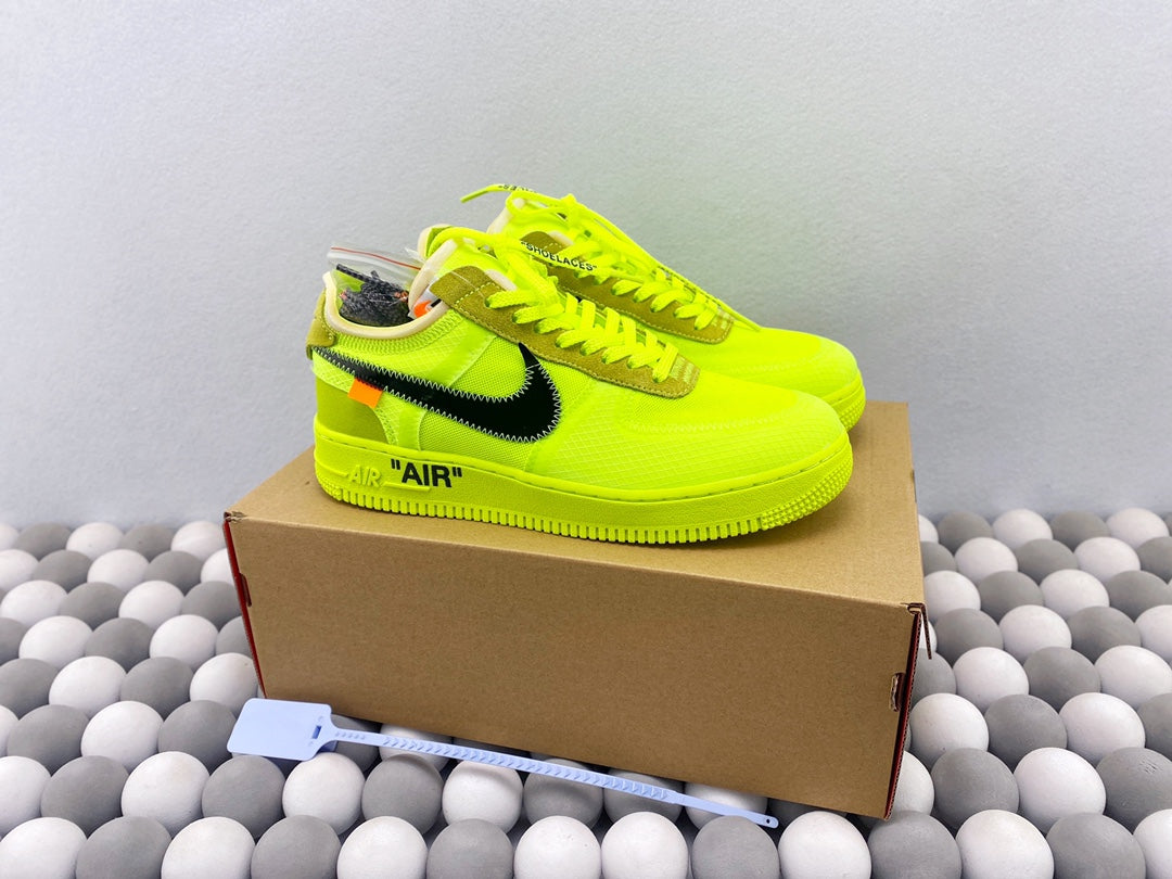 Off-WHE x NK AF1 Low - Virgil THE TEN Volt Green