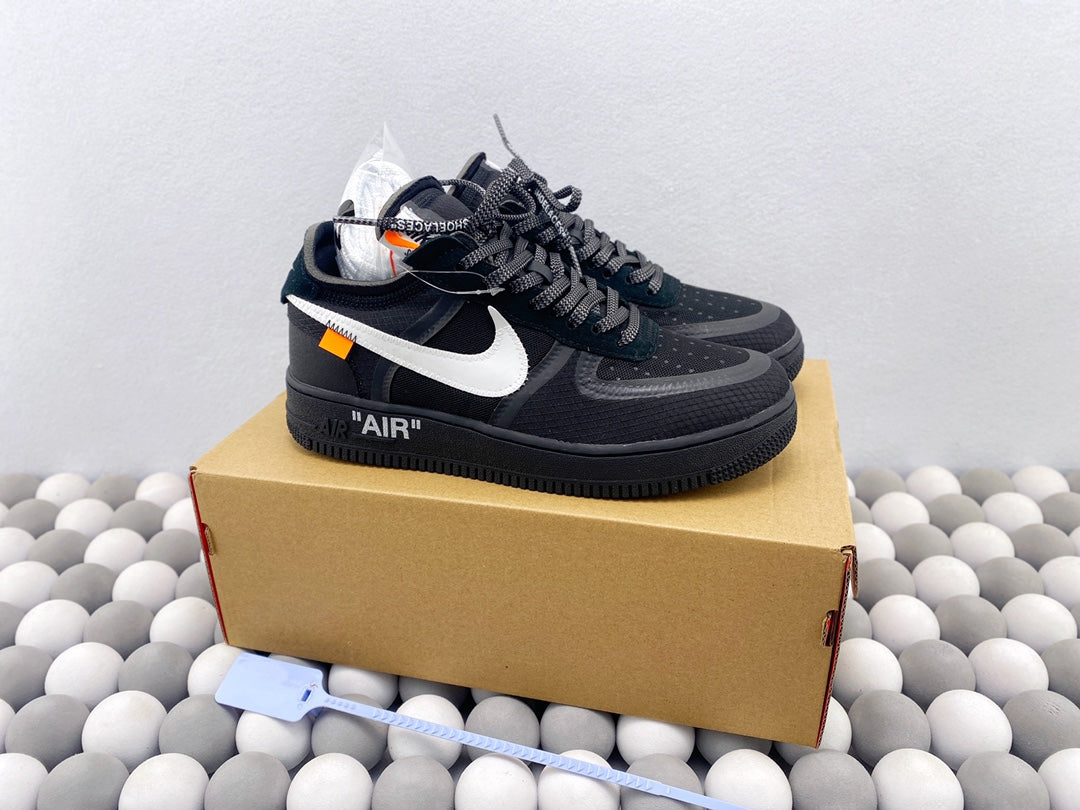 Off-WHE x NK AF1 Low - Virgil THE TEN Black