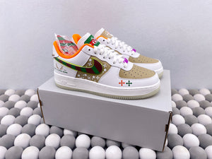 NK AF1 Low 07 - E-Sports White/Orange