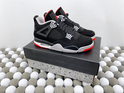 AJ 4 Retro "Bred" Black/Red Bulls 2019