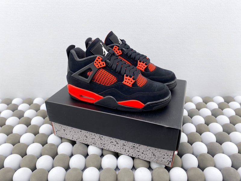AJ 4 Retro "Red Thunder" Black/Red