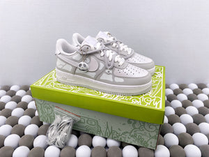 NK AF1 Low - Custom Halloween White Bones