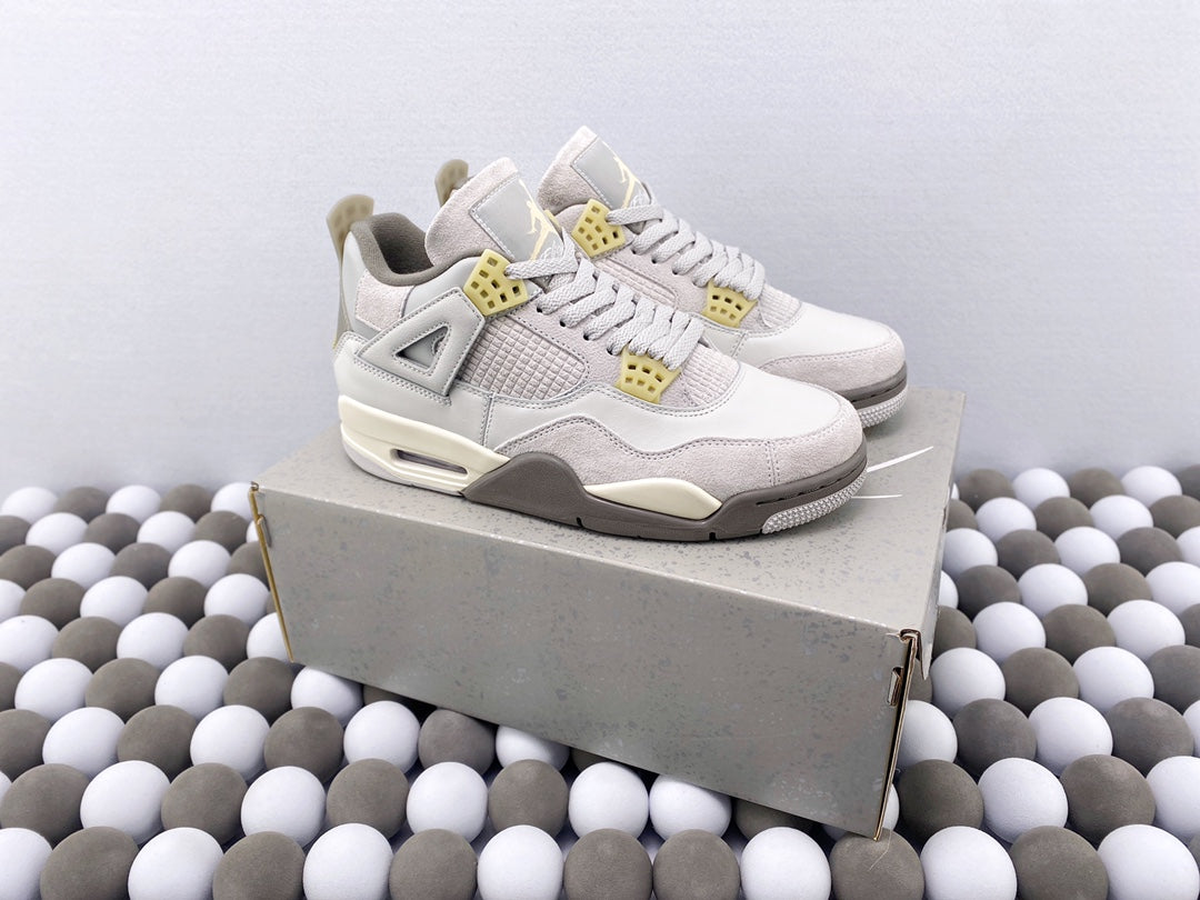 AJ 4 Retro "Grey Rabbit" Grey/Green