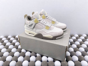 AJ 4 Retro "Grey Rabbit" Grey/Green