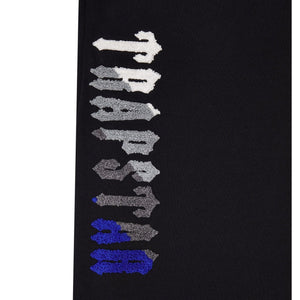 Trap⭐ CHENILLE DECODED 2.0 HOODED TRACKSUIT - BLACK / BLUE