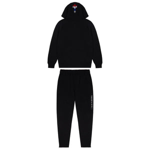 Trap⭐ CHENILLE DECODED 2.0 HOODED TRACKSUIT - BLACK REVOLUTION