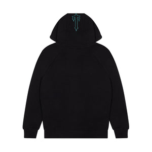Trap⭐ CHENILLE DECODED 2.0 HOODED TRACKSUIT - BLACK / TEAL