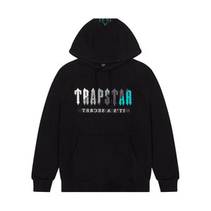 Trap⭐ CHENILLE DECODED 2.0 HOODED TRACKSUIT - BLACK / TEAL