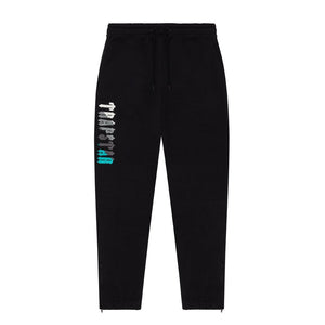 Trap⭐ CHENILLE DECODED 2.0 HOODED TRACKSUIT - BLACK / TEAL