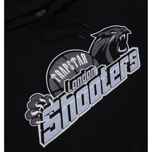 Trap⭐ SHOOTERS HOODED TRACKSUIT - BLACK / SKY BLUE