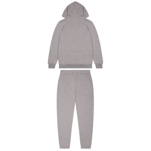 Trap⭐ SHOOTERS HOODED TRACKSUIT - GREY / SKY BLUE